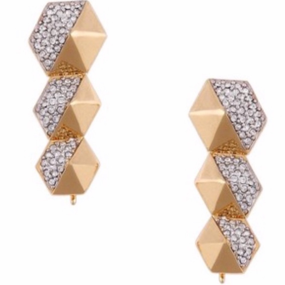 Rachel Zoe Hexagon Earrings